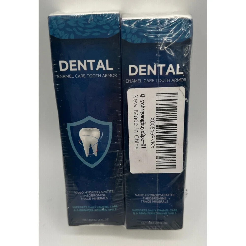 Dental Enamel Care Tooth Armor Nano Hydroxyapatite 2 Pack 60ml Each Exp 2029